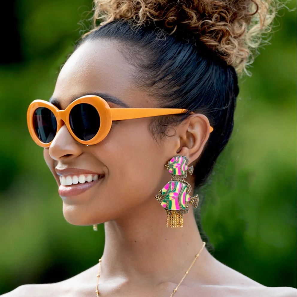 Nemo Geometric Statement Earrings