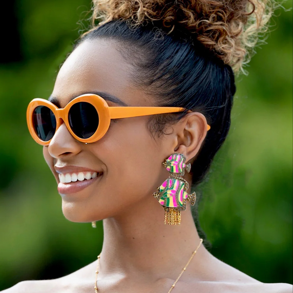 Nemo Geometric Statement Earrings