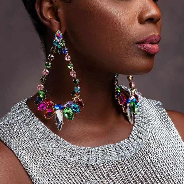Rachael Big Drop Dangle Earrings