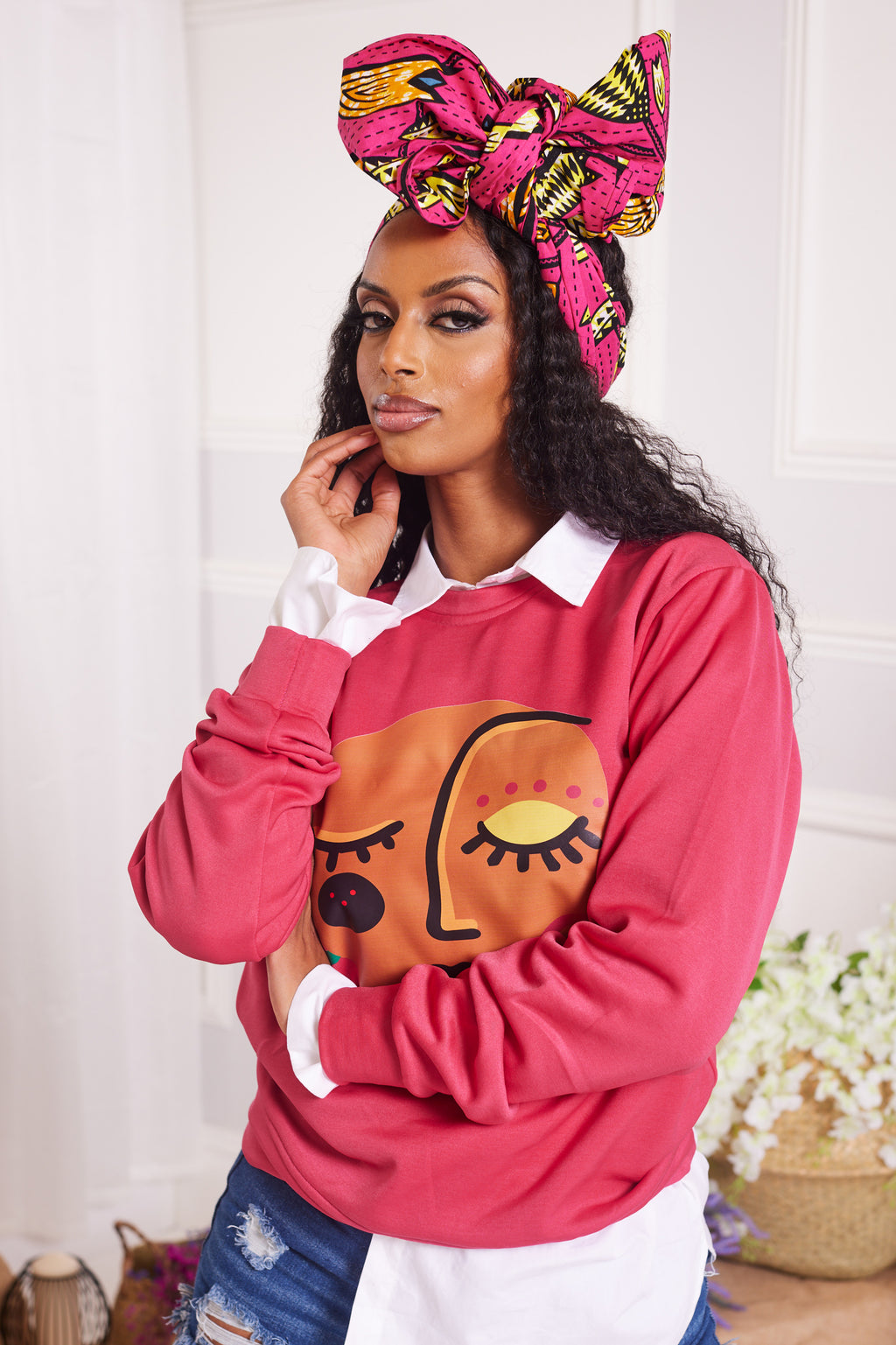 Tola Pink Sweatshirt