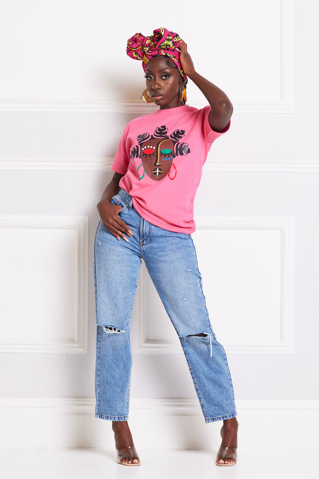 Adaeze Pink T-shirt