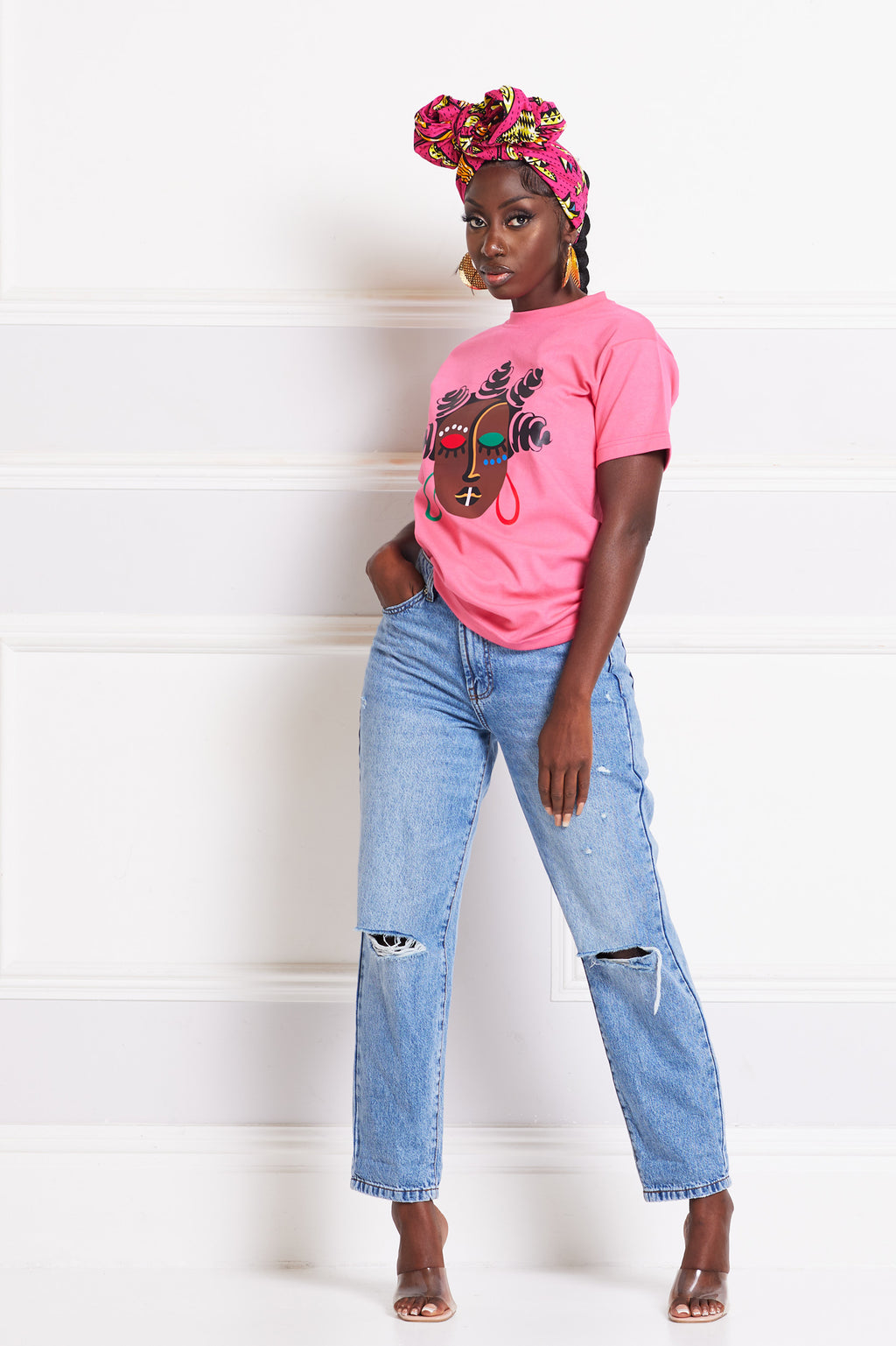 Adaeze Pink T-shirt