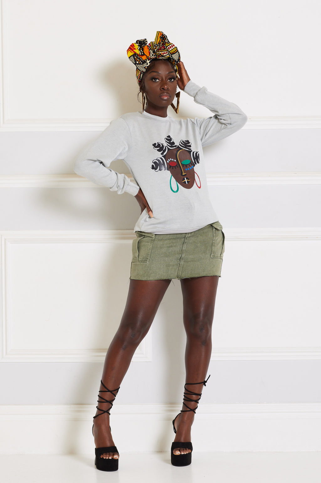 Asante Grey Sweatshirt