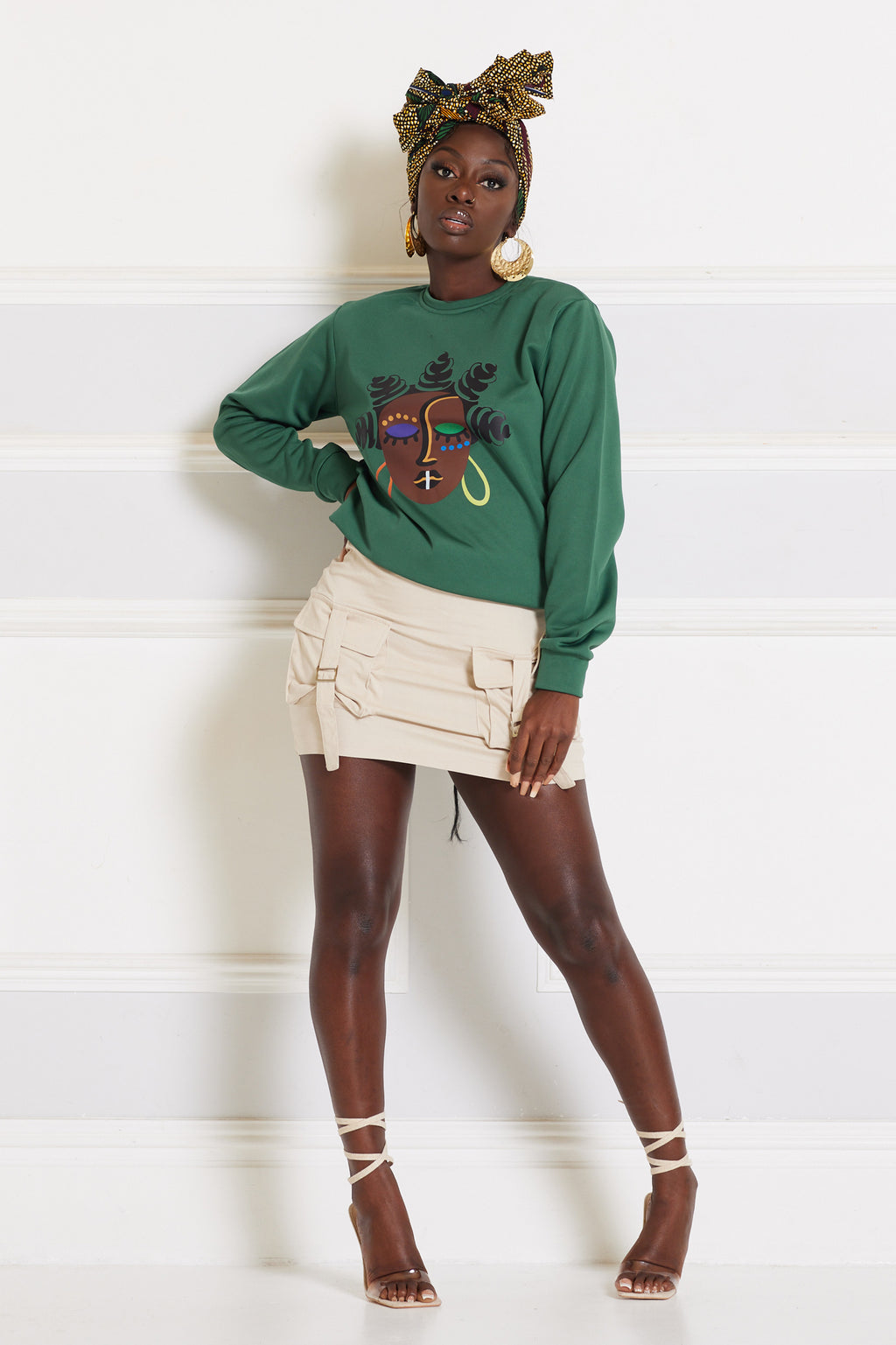 Ansa Green Sweatshirt