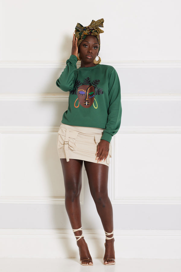 Ansa Green Sweatshirt