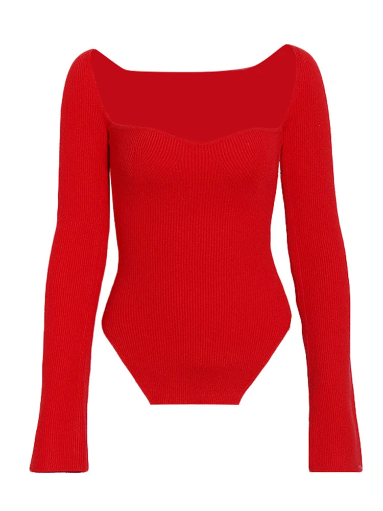 Victoria Crop Sweater Top