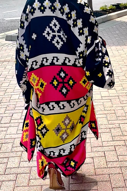 Jola Let It Flow Tribal Kimono