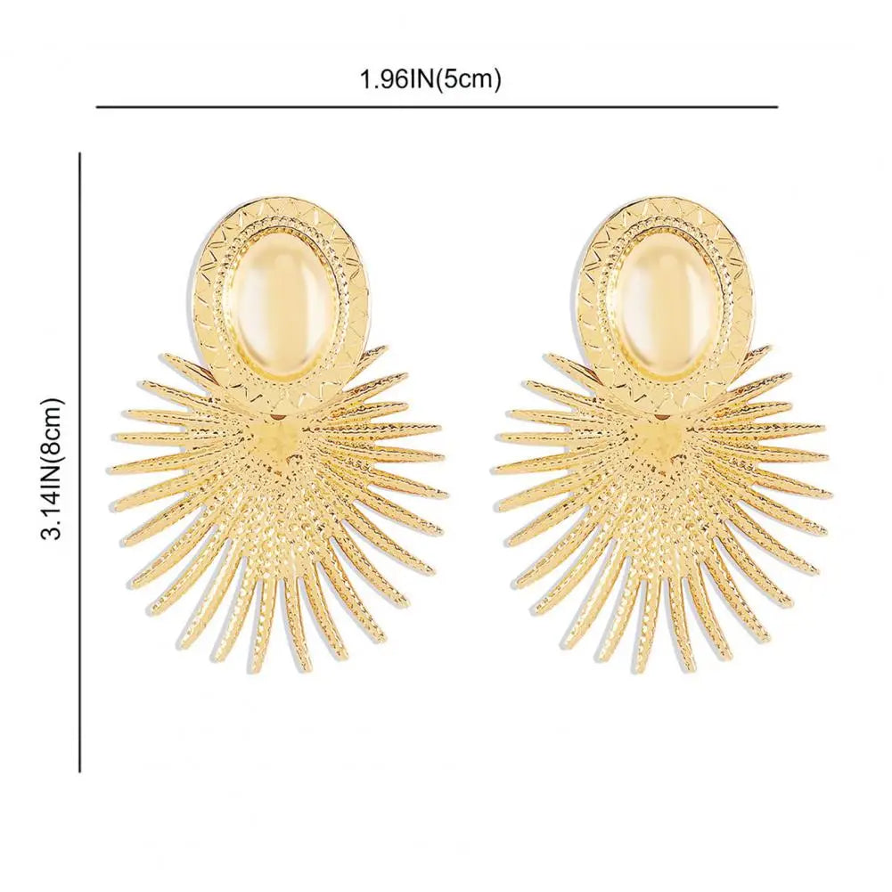 Oxlade Retro Boho Star Studded Dangle Earrings