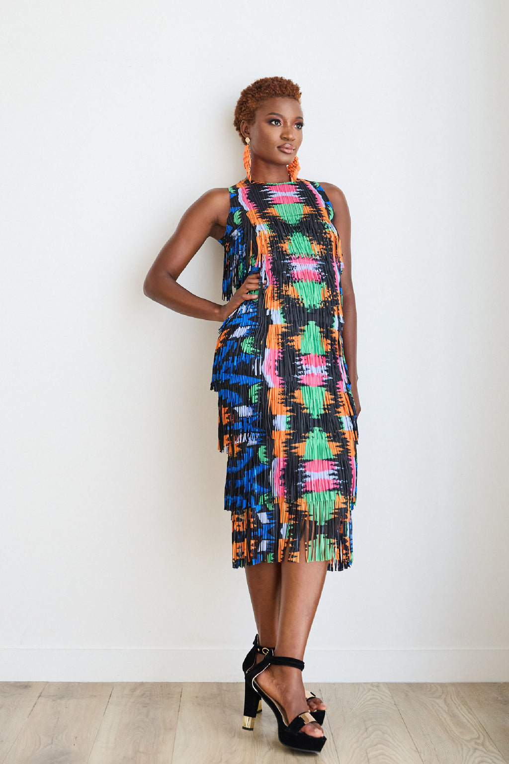 Akethi Multi Fringe Dress