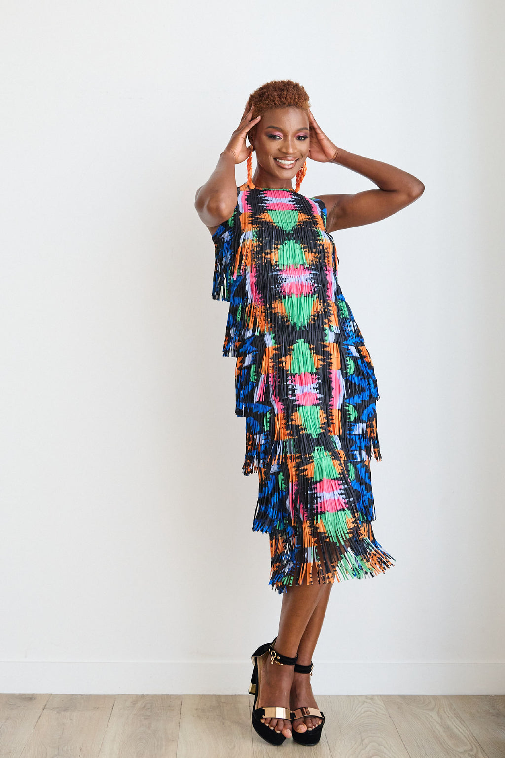 Akethi Multi Fringe Dress