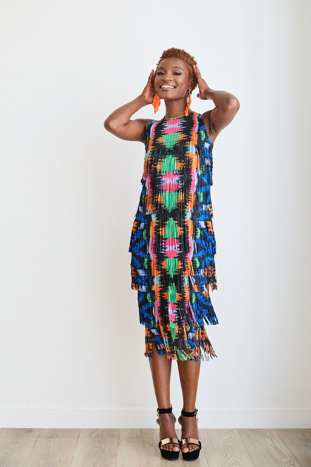 Akethi Multi Fringe Dress