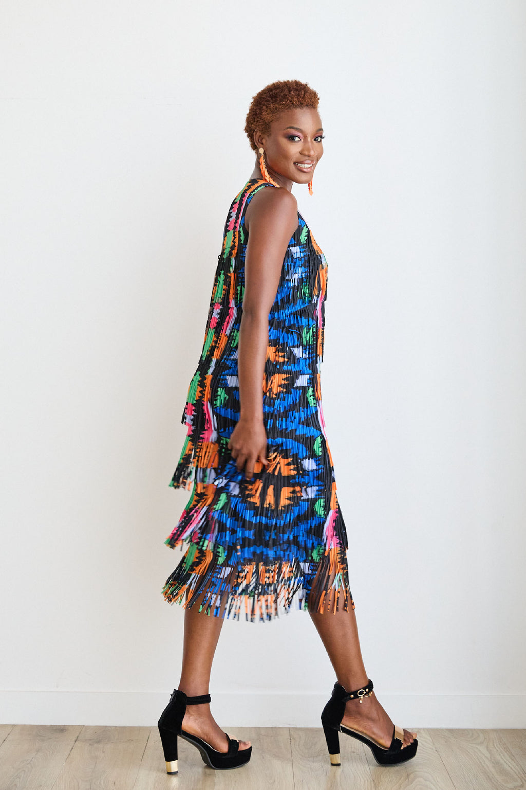 Akethi Multi Fringe Dress