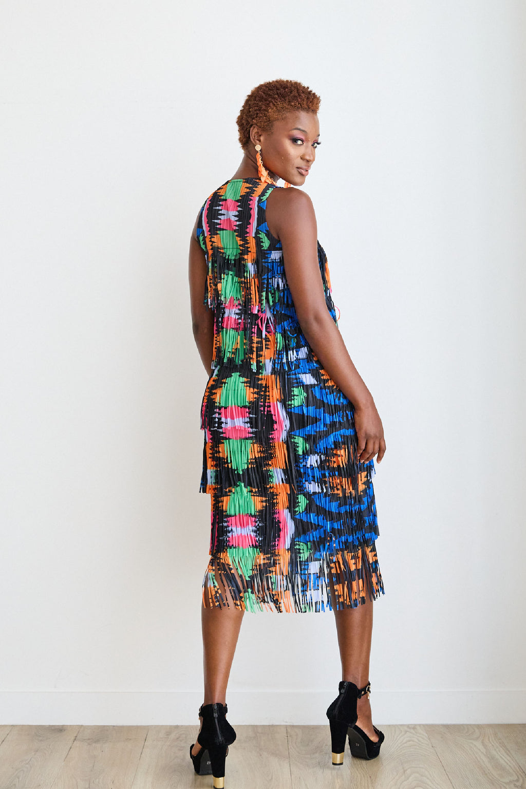 Akethi Multi Fringe Dress