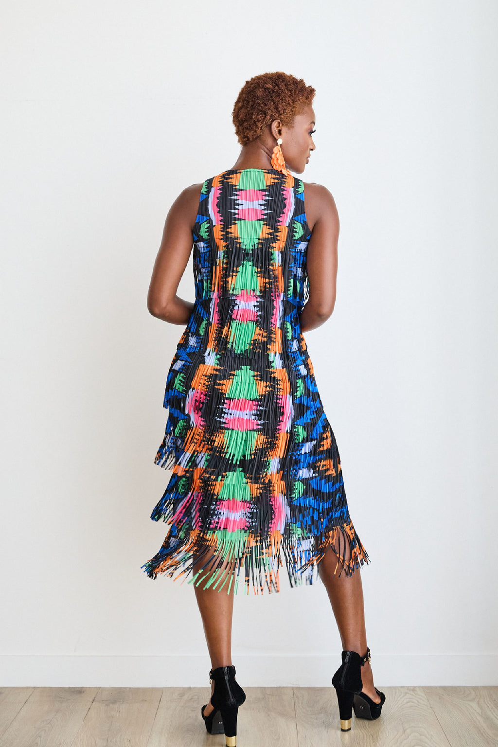 Akethi Multi Fringe Dress