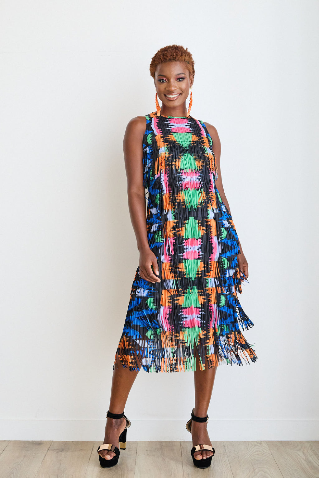 Akethi Multi Fringe Dress