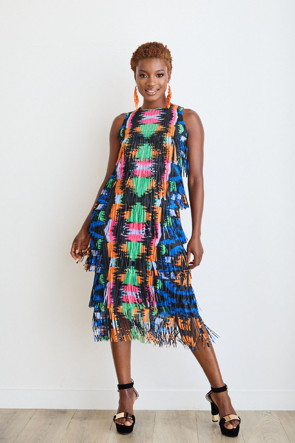 Akethi Multi Fringe Dress