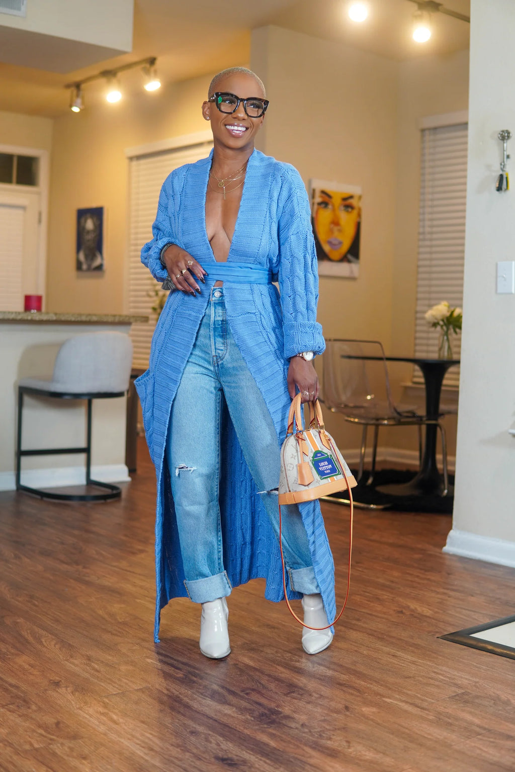Tara Chunky Knit Maxi Cardigan