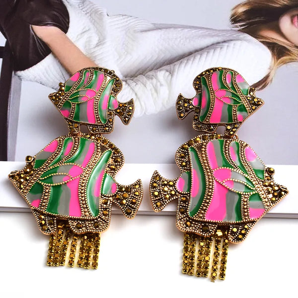 Nemo Geometric Statement Earrings