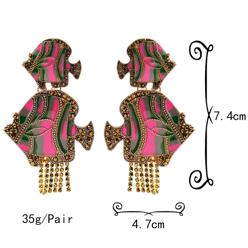 Nemo Geometric Statement Earrings
