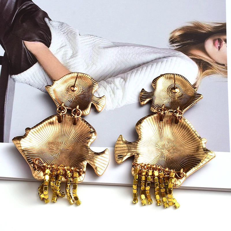 Nemo Geometric Statement Earrings