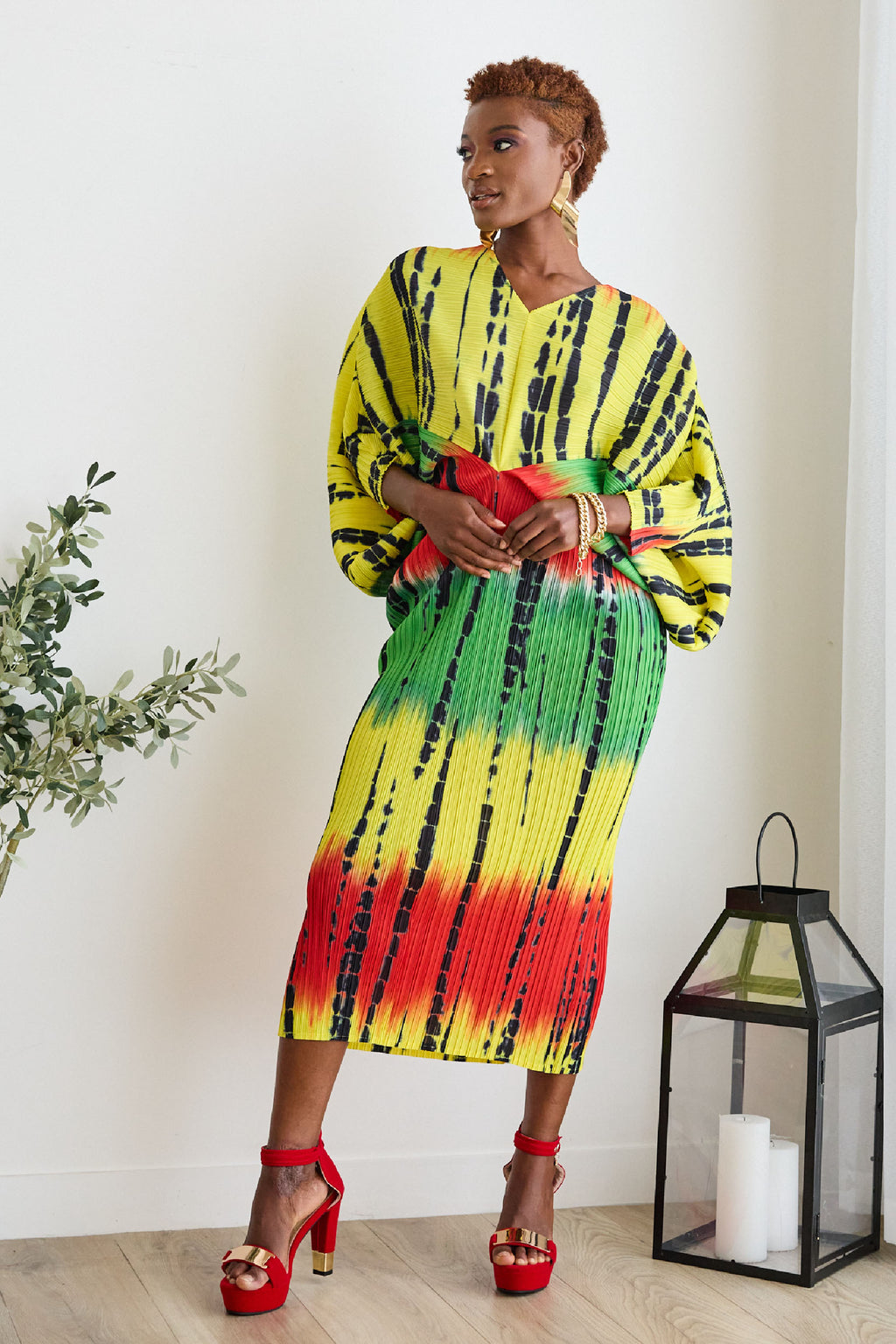 Naira Yeah-Mon Pleated Dress