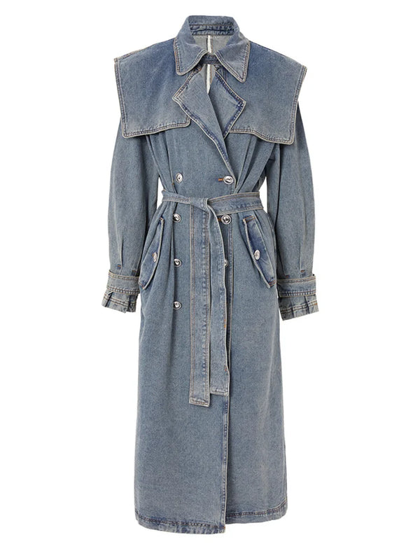 Atta Statement Denim Trench Coat