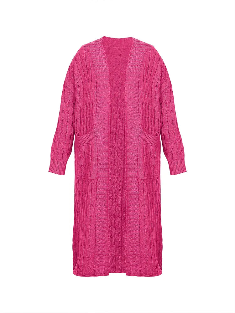 Tara Chunky Knit Maxi Cardigan