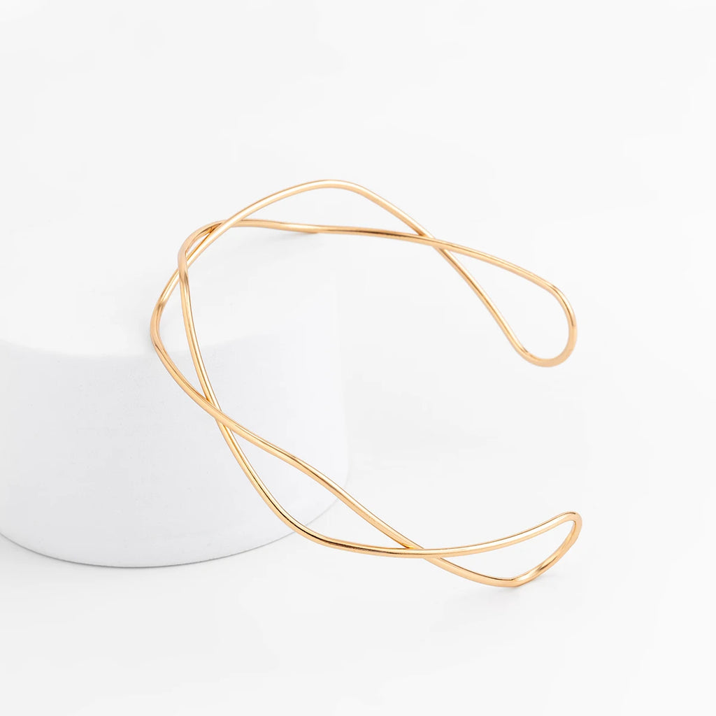 Maddie Minimalist Metal Wire Torques Choker