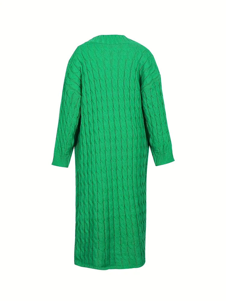 Tara Chunky Knit Maxi Cardigan