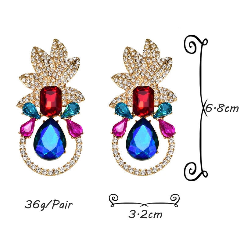 Onome Crystal Statement Earrings