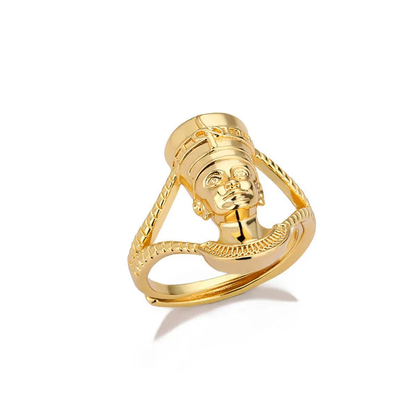 Queen Nefertiti Ring (Resizable)