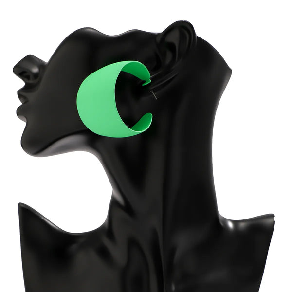 Nene C-shaped Chunky Hoop Earrings