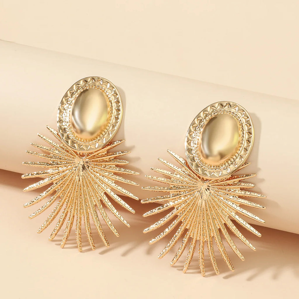 Oxlade Retro Boho Star Studded Dangle Earrings