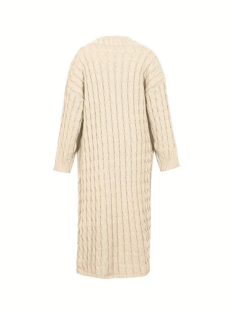 Tara Chunky Knit Maxi Cardigan