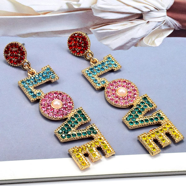 Meena Love Statement Earrings