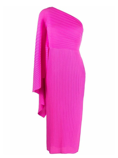 Ola Asymmetrical Pleated Dress