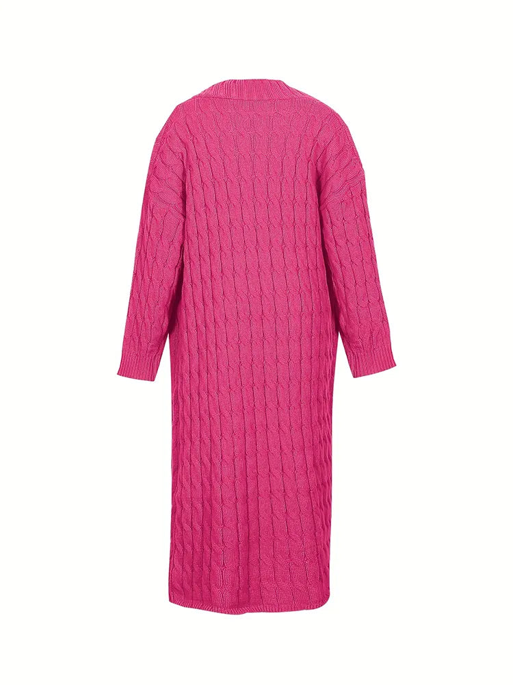 Tara Chunky Knit Maxi Cardigan