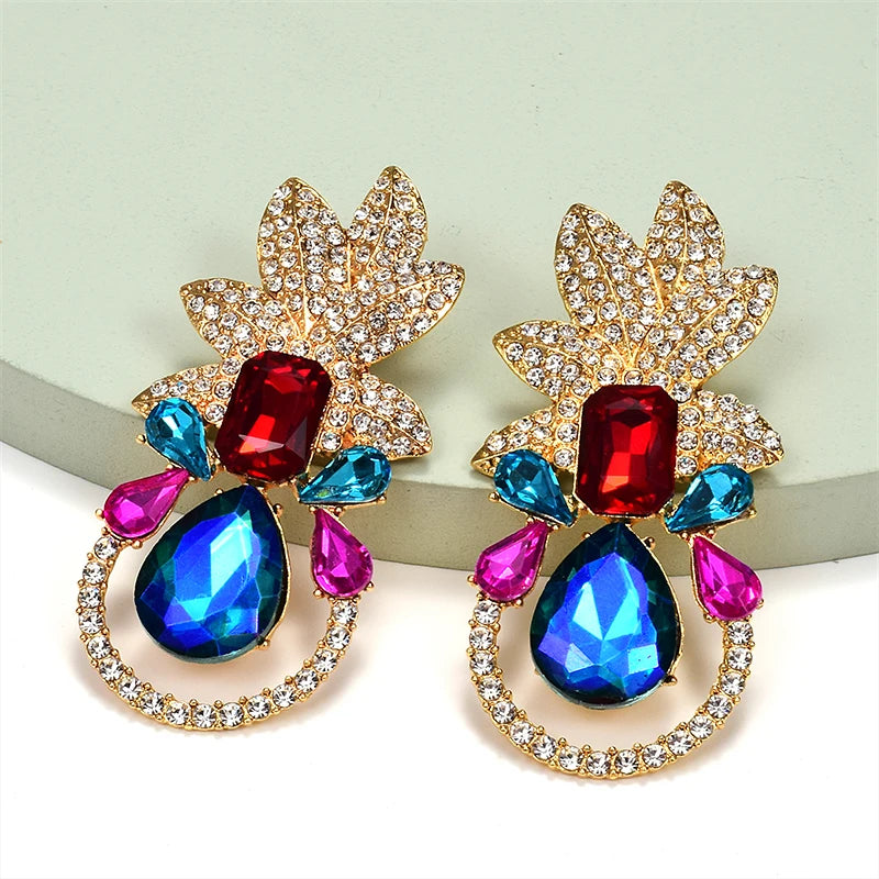 Onome Crystal Statement Earrings