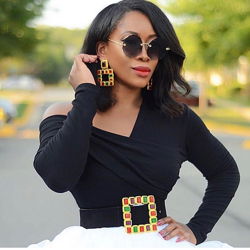 Lisa Square Statement Earrings