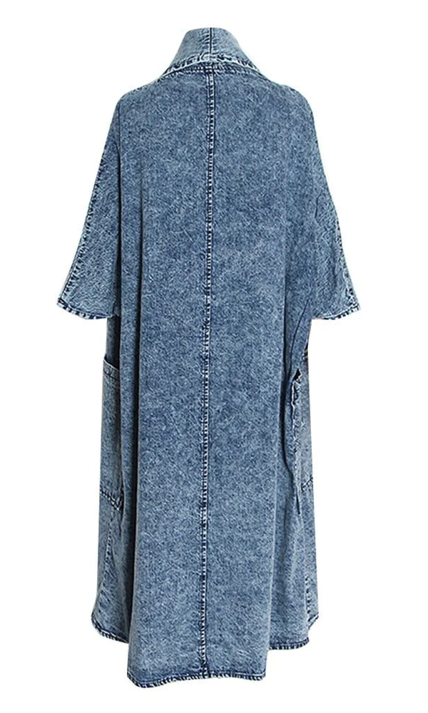Quetta Denim Statement Coat