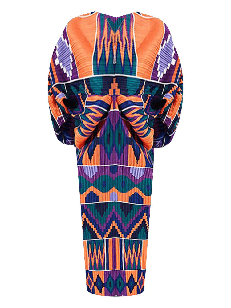 Ford Kente Printed Dress