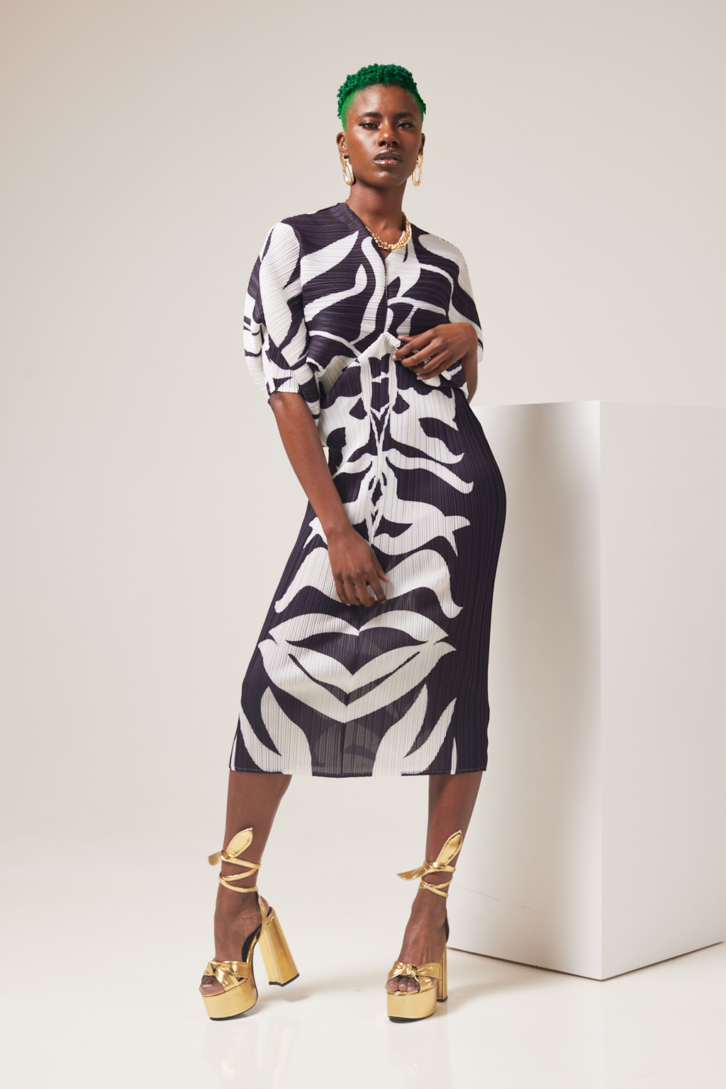 Setlagole Zebra Print Dress