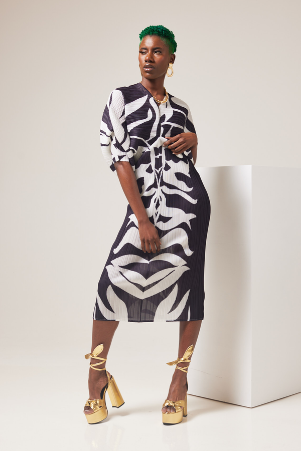 Setlagole Zebra Print Dress