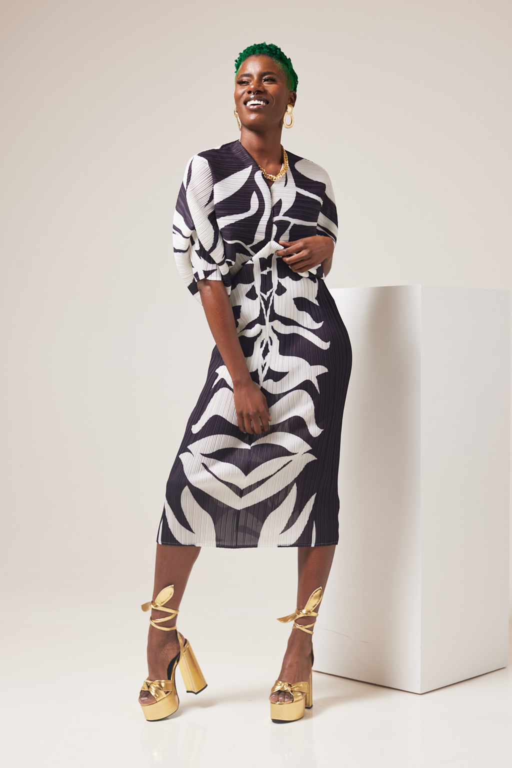 Setlagole Zebra Print Dress