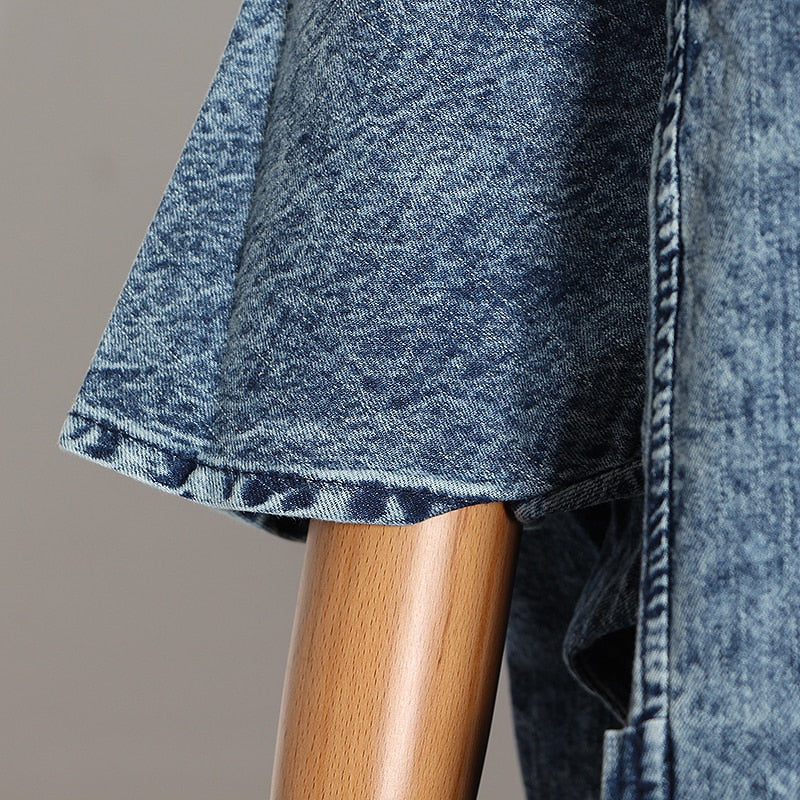 Quetta Denim Statement Coat