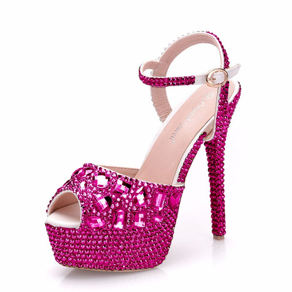 Katy Crystal Heels