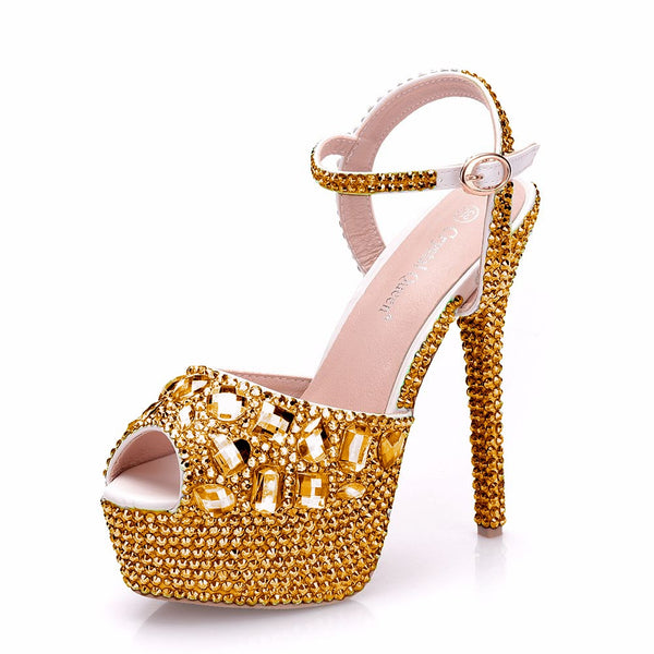 Katy Crystal Heels