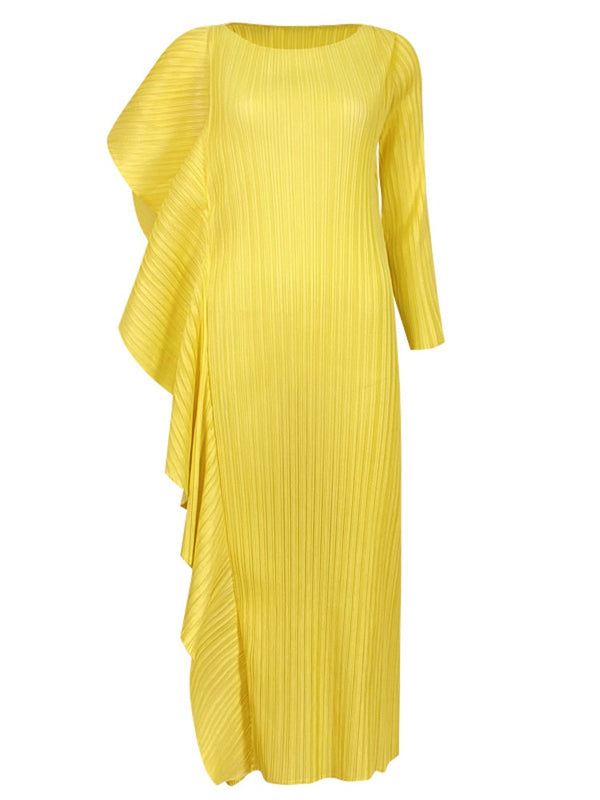 Kofo Irregular Pleated Dress